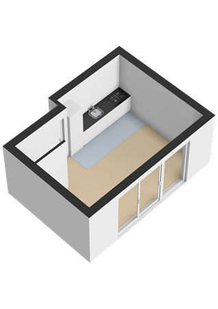 Floorplan - Jan van Zutphenlaan 21C, 3555 SN Utrecht